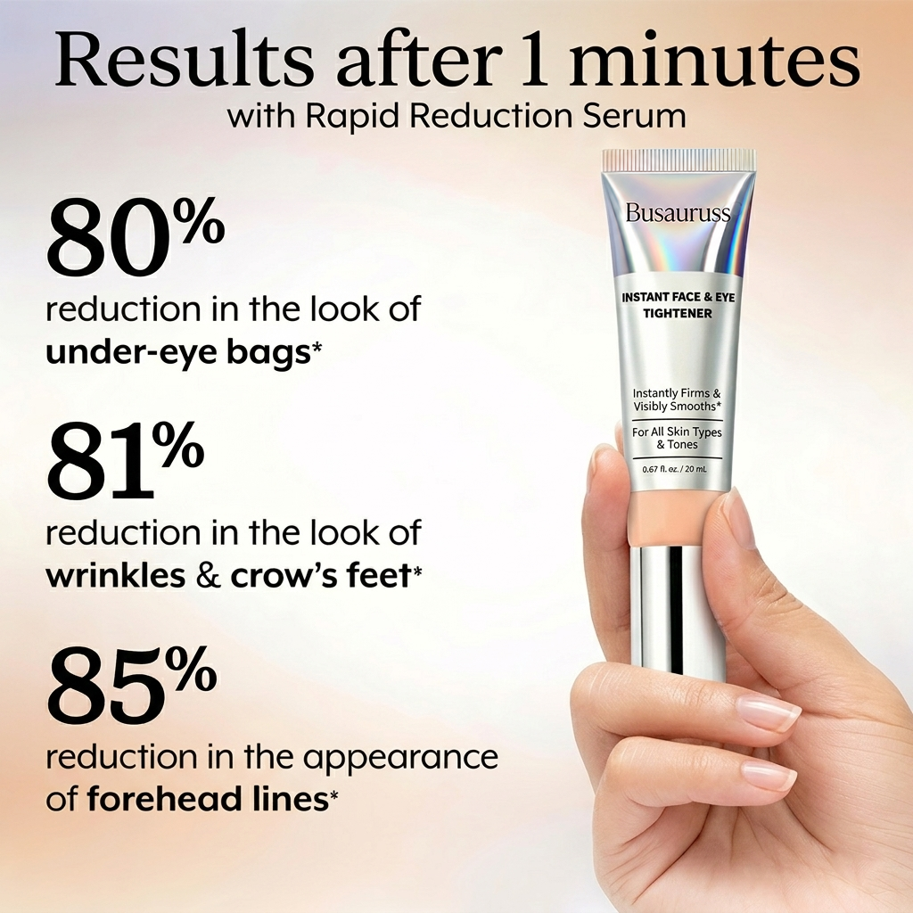 Busauruss™ Instant Face Temporary Tightener – Instant visible results in 60 seconds